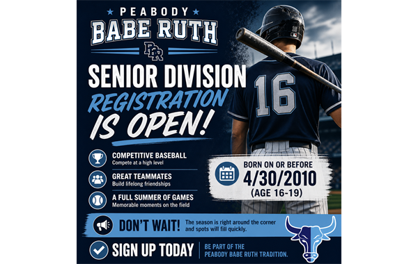 Senior League summer ball registration is open!
